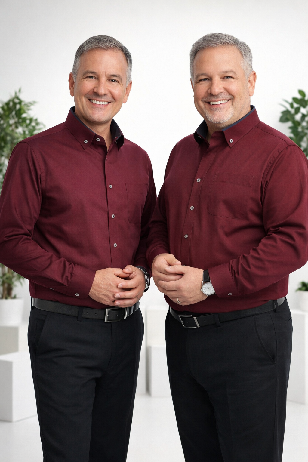 Herren Langarmhemd Slim Fit, klassisch & atmungsaktiv, ideal für Business & Freizeit.