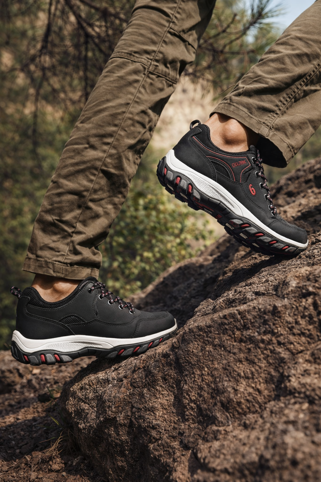 Atmungsaktive Trekkingschuhe für Herren ideal für Bergsport und Freizeit