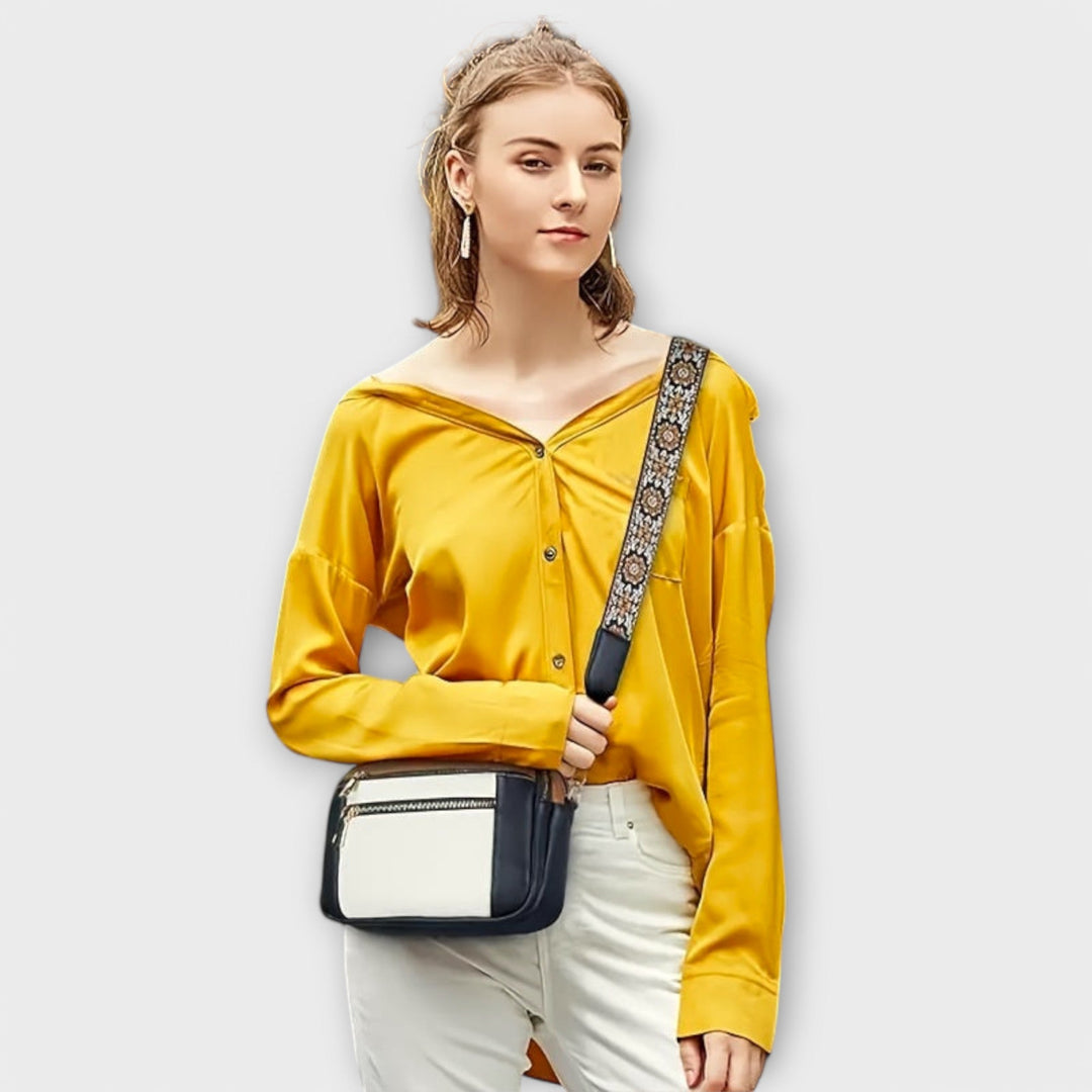 Trendige Damen Handtasche im Vintage-Stil, ein chices Accessoire für jeden Anlass.
