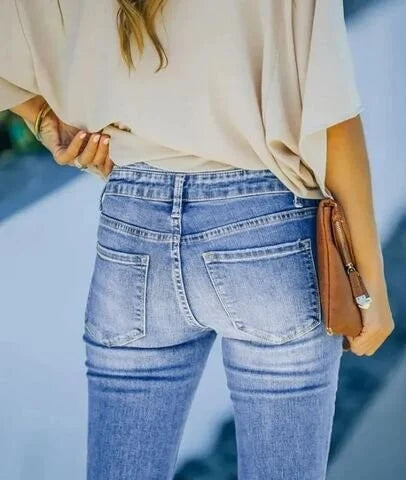 Damen Stretch-Jeans mit Eleganz und Bequemlichkeit