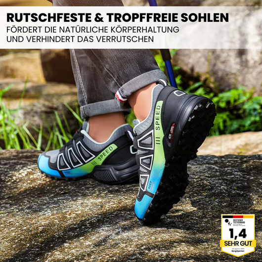 Unisex Wanderschuhe, wasserdicht & strapazierfähig, bieten optimalen Komfort für alle Outdoor-Aktivitäten.