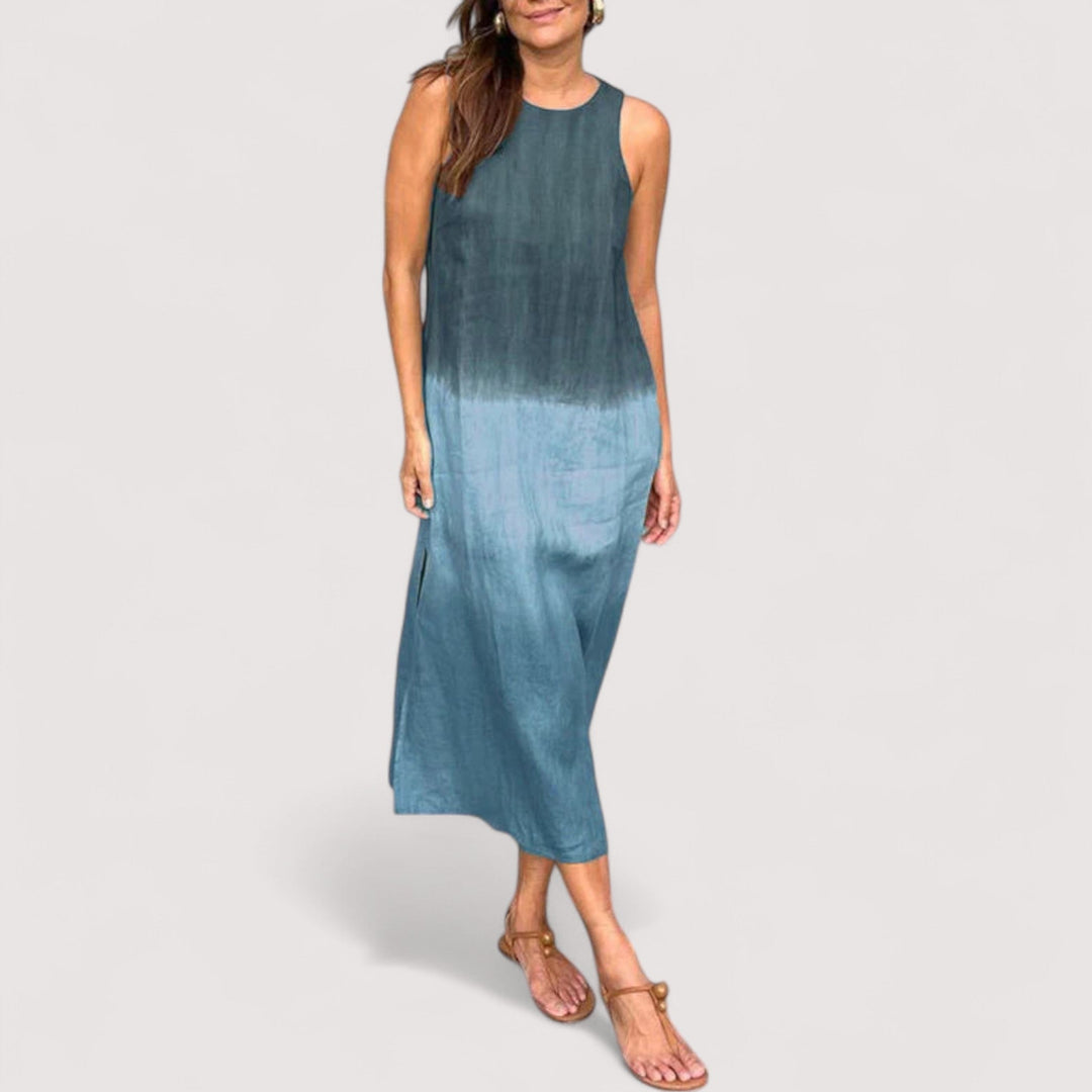 Elegantes Damenkleid als ärmelloses Sommerkleid, perfekt für modebewusste Frauen