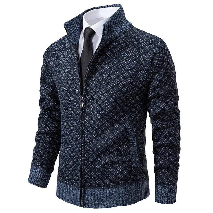 Moderne Herren Strickjacke klassisch geschnitten für den Alltag