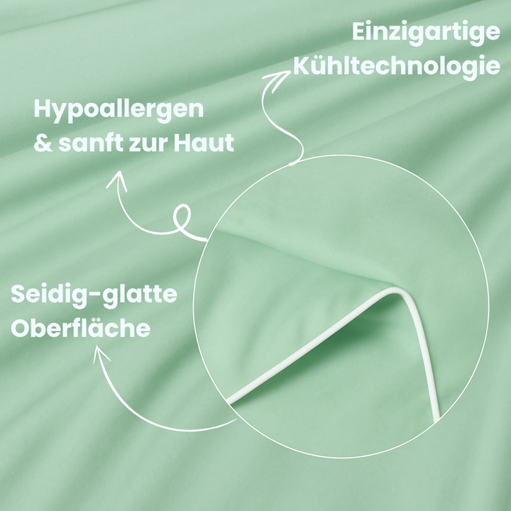 Unisex Eisseide-Sommerdecke, kühlend, weich & atmungsaktiv, für höchsten Schlafkomfort.