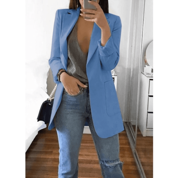 Langer Damenblazer: Eleganter & Vielseitiger Blazer