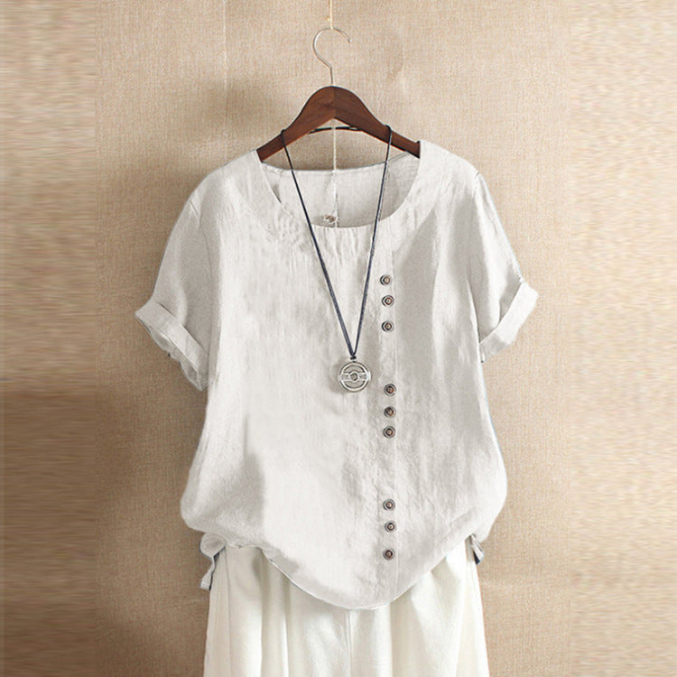 Bequemes Damen Oberteil, vielseitiges Basic Shirt, perfekt für jeden Anlass.