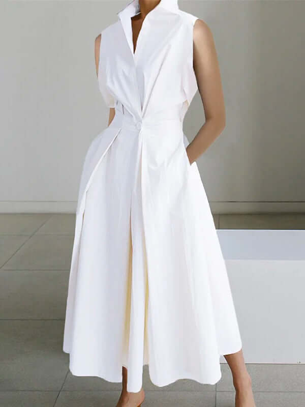 Sommerkleid mit Hemdkragen