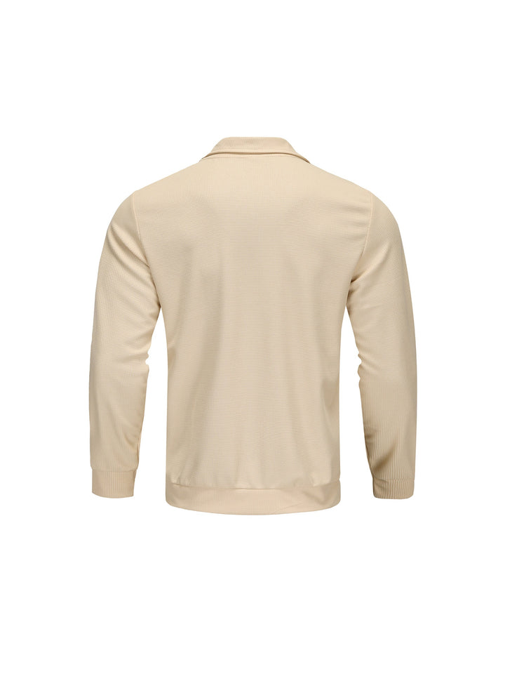 Rückansicht der leichten Herren Übergangsjacke in Regular Fit