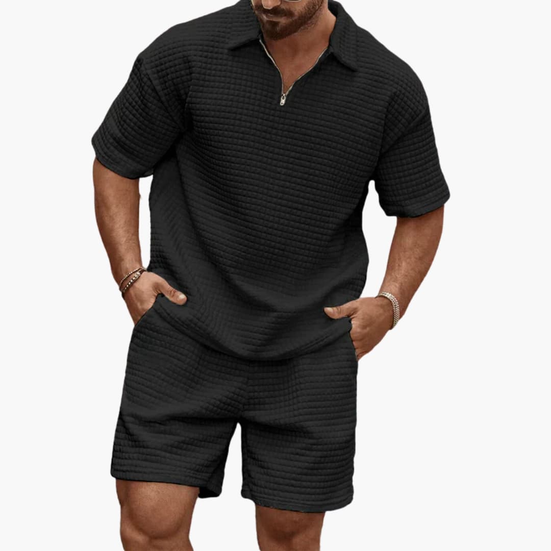 Lässiger Freizeitanzug für Herren, ideal als bequeme Sommerkleidung