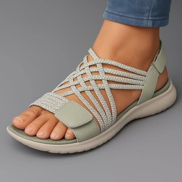 Bequeme Damen Alltagssandalen für den Sommer, orthopädisch und mit optimaler Komfortfunktion.