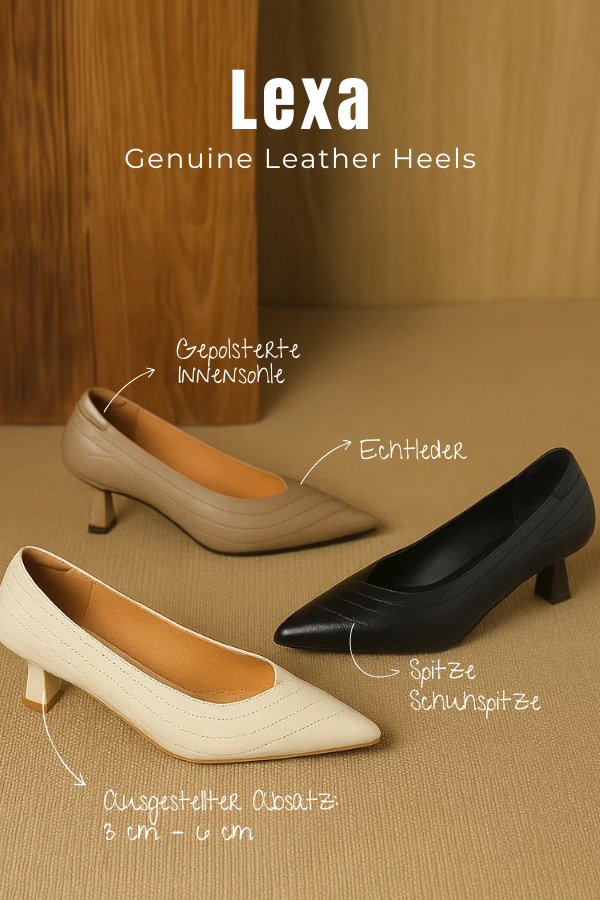 Drei verschiedene Damen Pumps in Khaki und Schwarz mit bequemer Innensohle