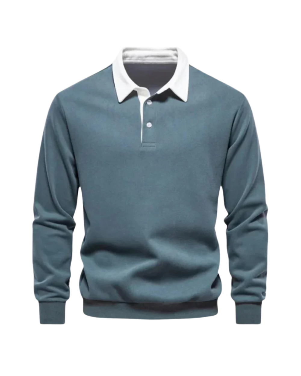 Mason Langarm-Poloshirt für Herren mit klassischer Knopfleiste, perfekt für Layering Styles.