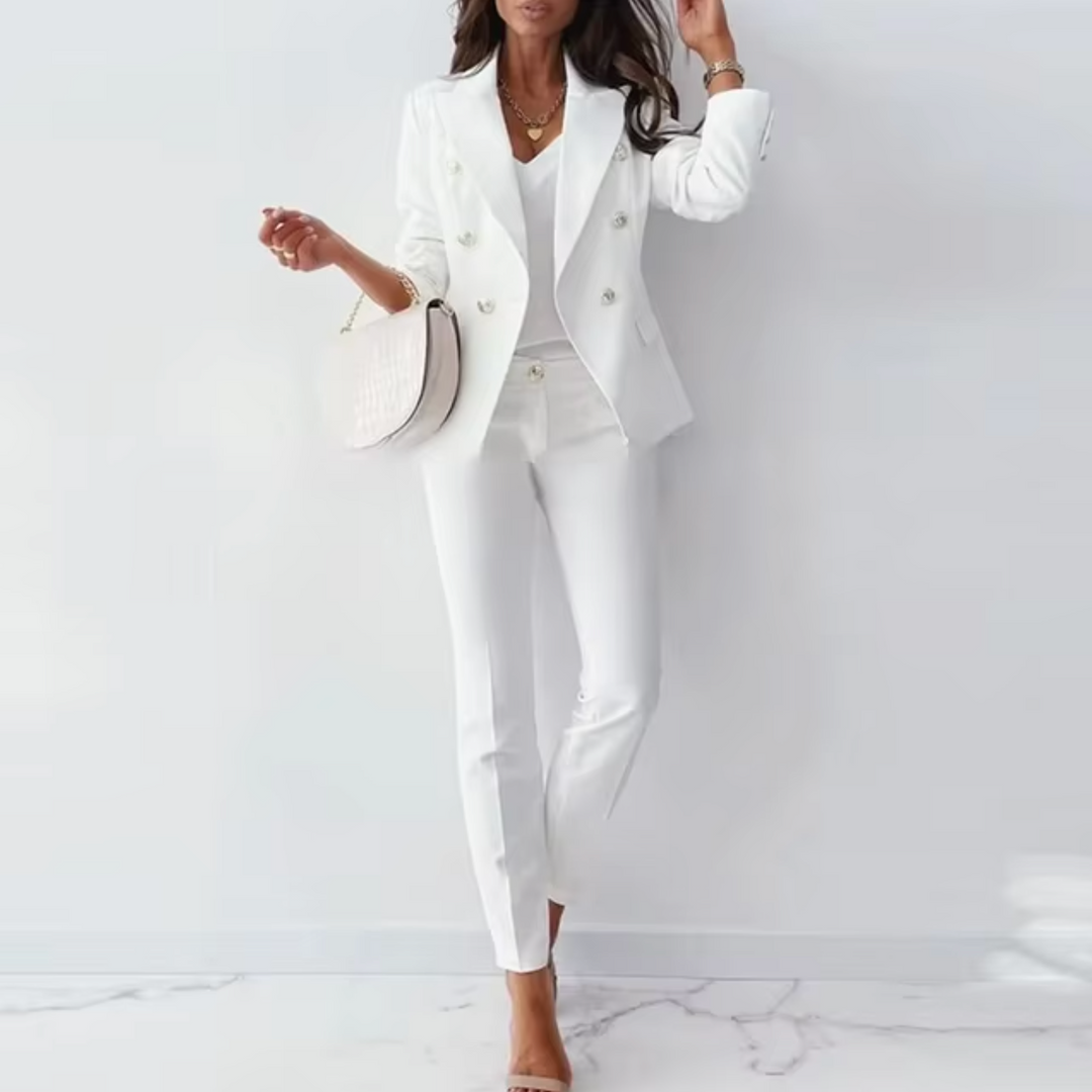 Damen Anzugset: Eleganter Blazer & Hose
