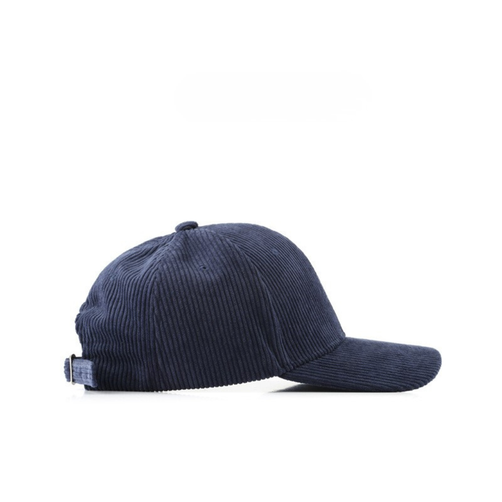 Schwarze Unisex Baseballkappe, gebogener Schirm, verstellbar, essentielles Mode-Statement.