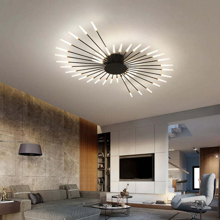 Moderner Kronleuchter für Wohnzimmer mit LED-Lampen