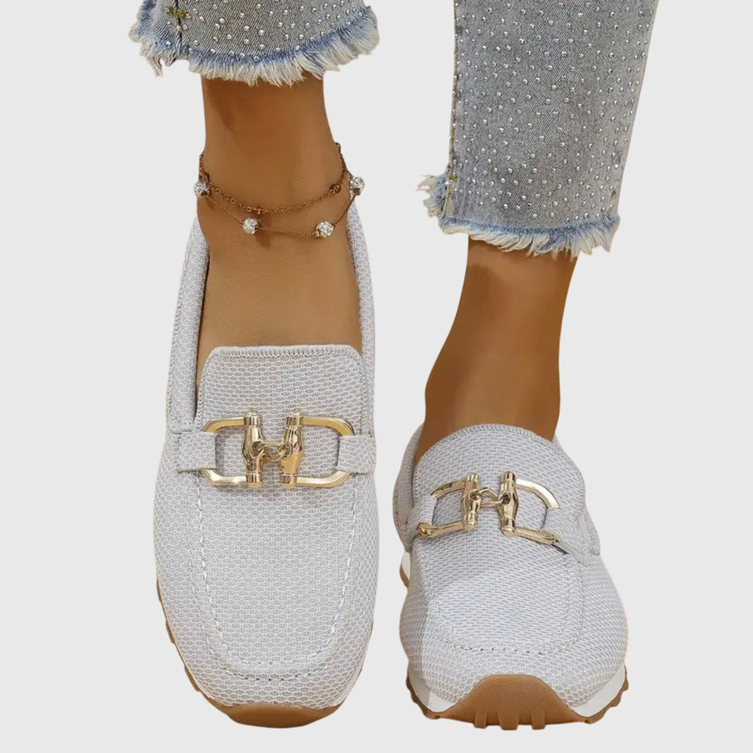 Stilvolle Damen Loafer Sneakers für den Alltag; kombinieren Eleganz mit orthopädischem Komfort.