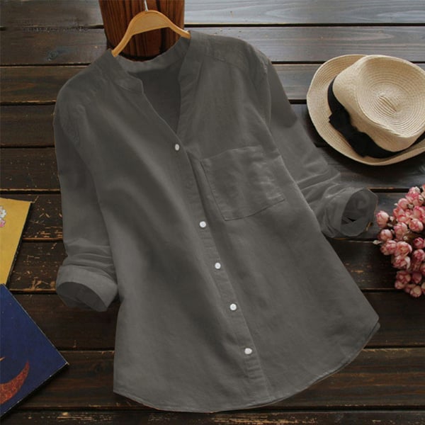 Damen Lässige Bluse mit lockerer Passform