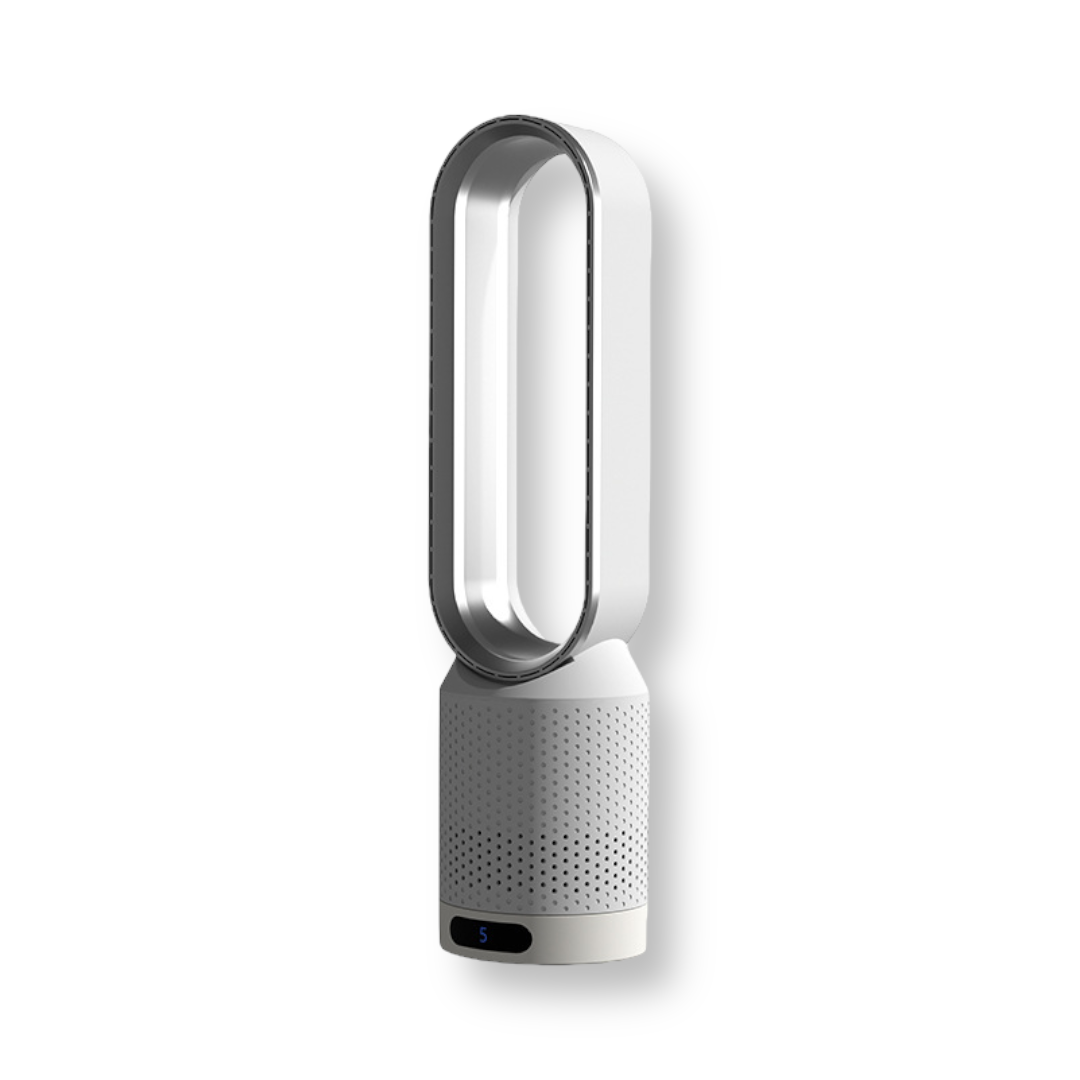 3-in-1 Luftkühler, Luftreiniger & Ventilator für frische, saubere Luft in Haus und Büro. Modernes Design.