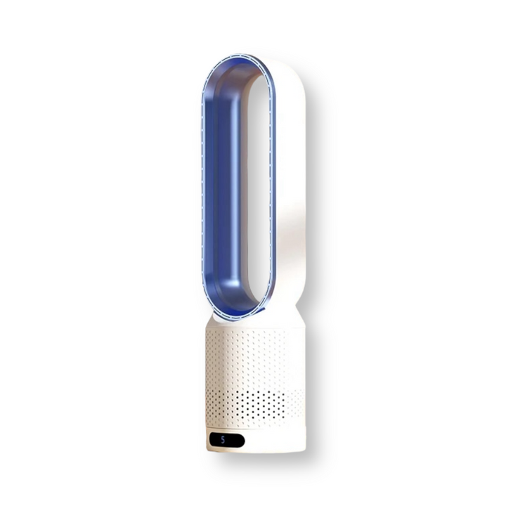 Stilvoller 3-in-1 Luftkühler & Luftreiniger. Perfekt für angenehme Kühlung und gesunde Frischluft im Sommer zuhause.