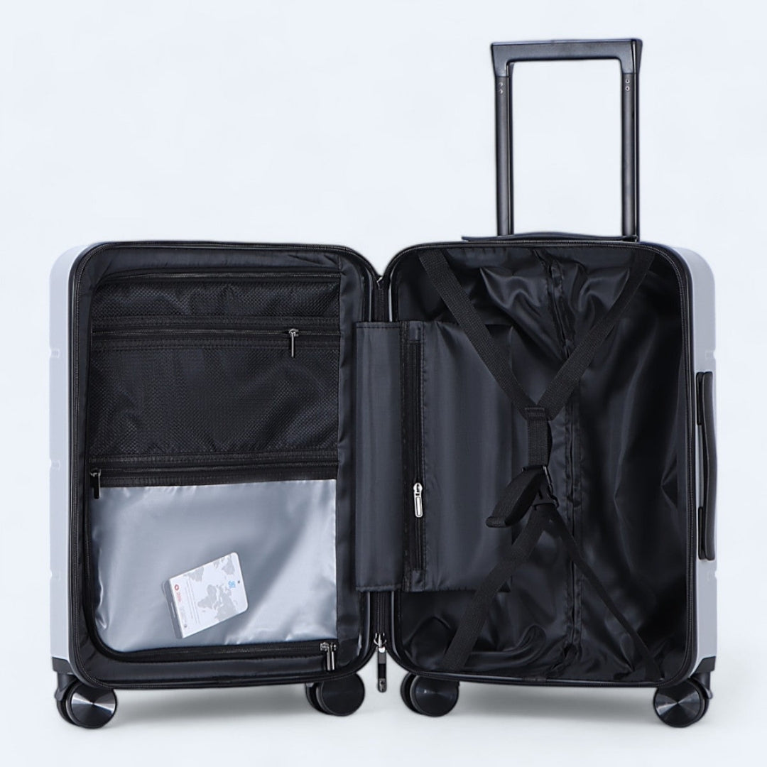 Reisegepäck in Perfektion: Dreiteiliges Hartschalen-Set für anspruchsvolle Reisende.