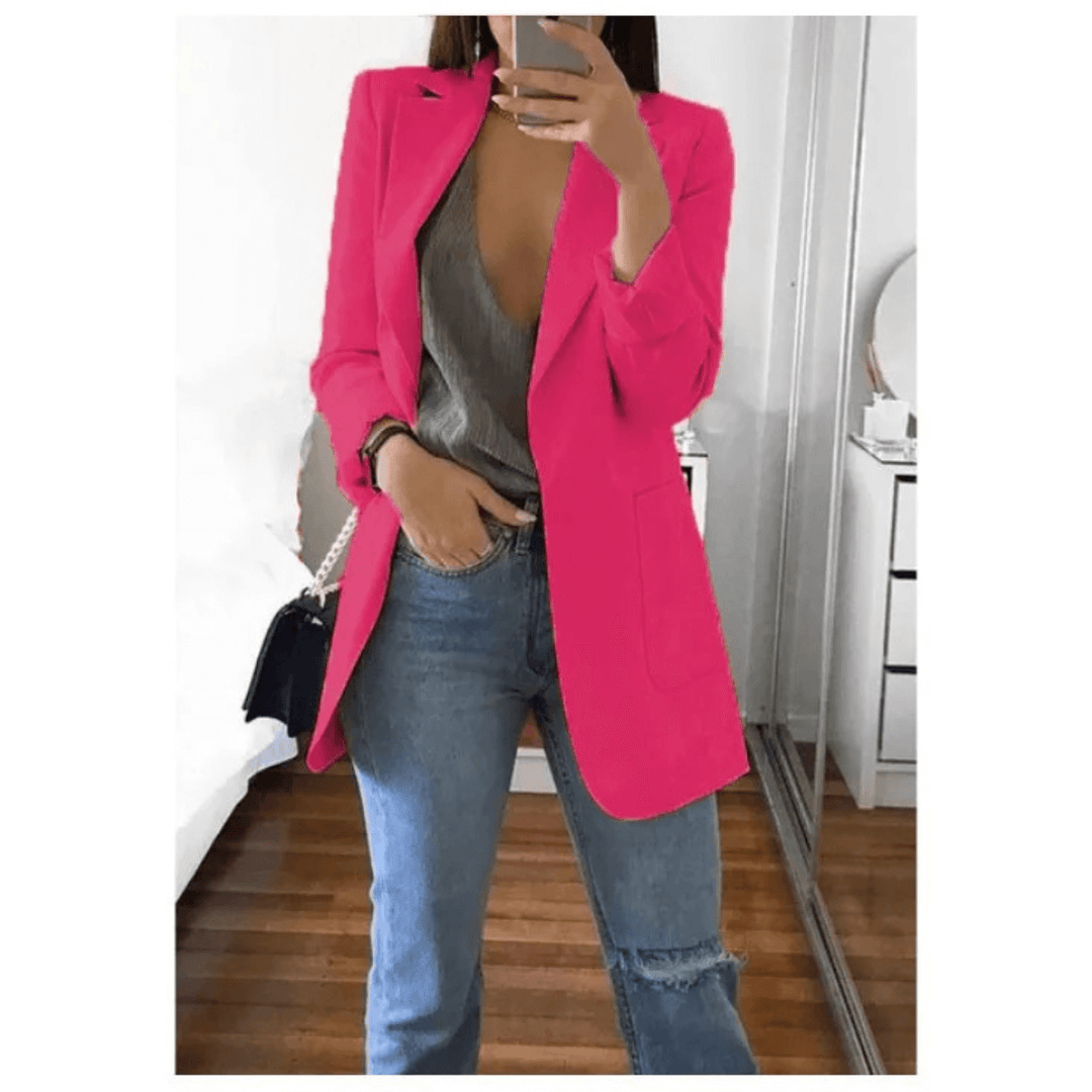 Langer Damenblazer: Eleganter & Vielseitiger Blazer