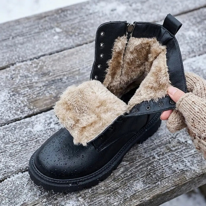 Anke | Stylische Schwarze Winterstiefel Damen