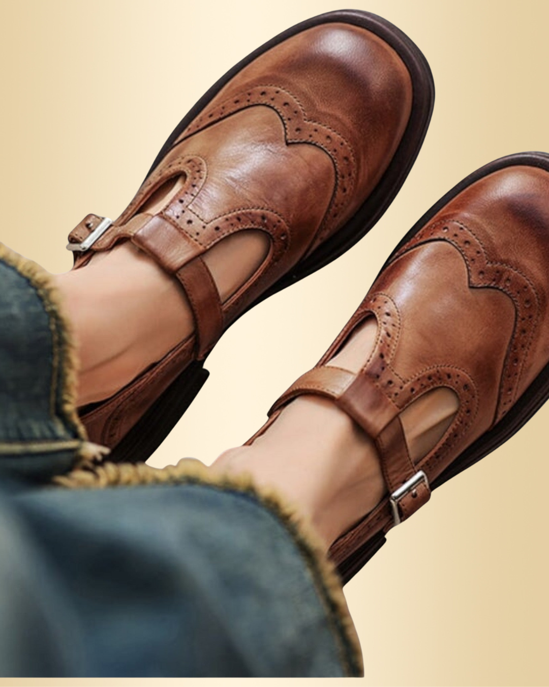 Elegante Damen Riemenschuhe, flach, bequem & rutschfest, perfekt als Alltagsschuhe für Frauen.