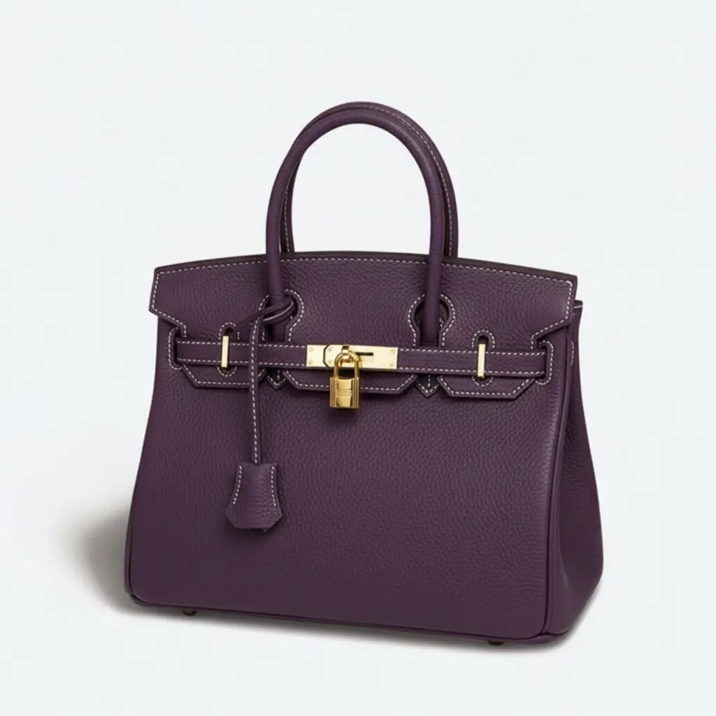 Lila - Frauen Große Leder handtasche für Frauen Viel Stauraum Stil