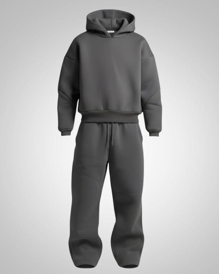 Herren Oversized Set: Lässiger Hoodie & komfortable Jogginghose. Perfekt als Freizeitanzug oder Sportswear.