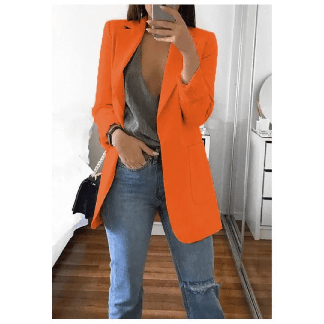 Langer Damenblazer: Eleganter & Vielseitiger Blazer