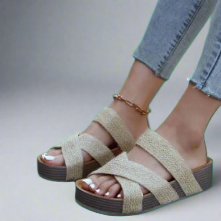 Bequeme Sommersandalen für Damen mit Fußbett für gesunde und schmerzfreie Füße