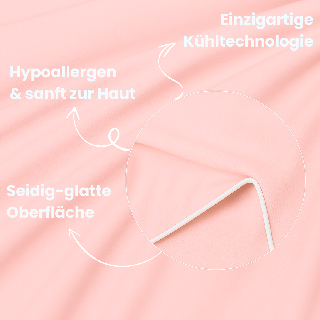 Weiche Eisseide-Reisedecke, unisex, kühlend & praktisch, für Komfort auf Reisen.