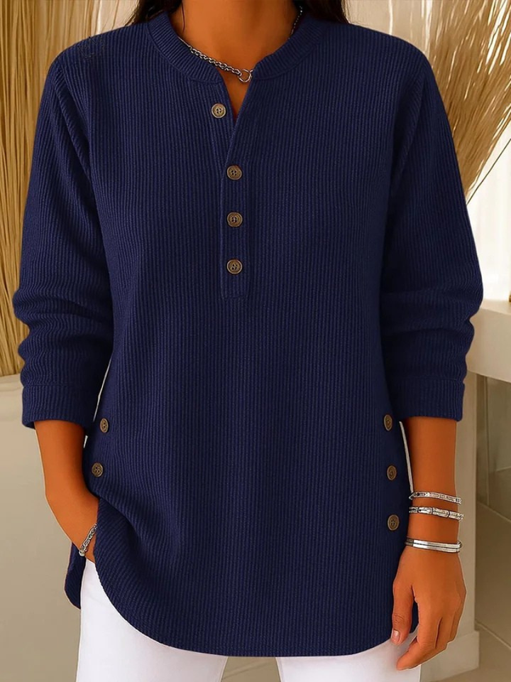 Modische Damen Tunika mit lockerem Oversize-Schnitt, langärmlig und bequem für jeden Anlass.