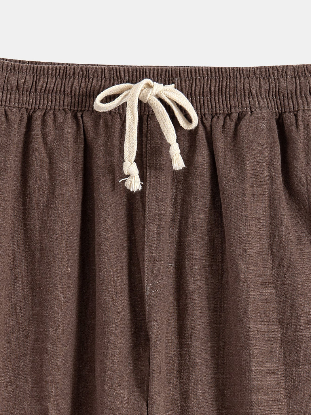 Herren Freizeitanzug Kurzarm Hemd und Hose Set in Beige für den Sommer