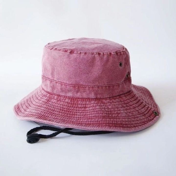 Blauer Anglerhut für Damen & Herren, modischer Sommerhut & Outdoor Begleiter.