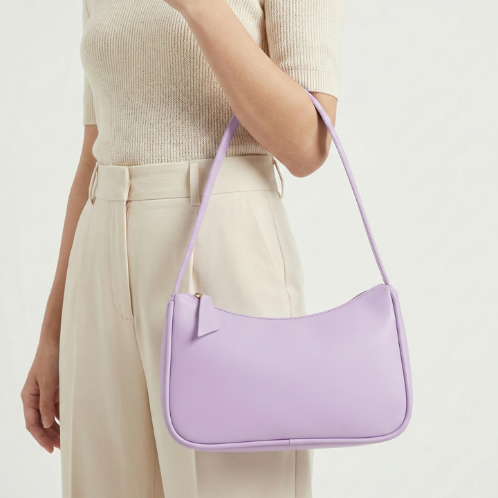 Schwarze Baguette Tasche für Damen als elegante Handtasche