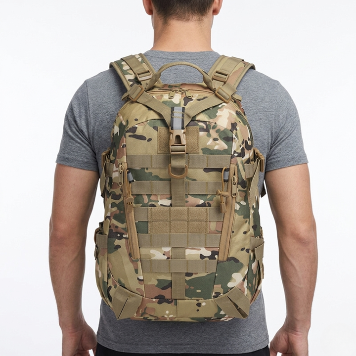 Innere Fächeraufteilung des Laptop Rucksacks für sichere Organisation