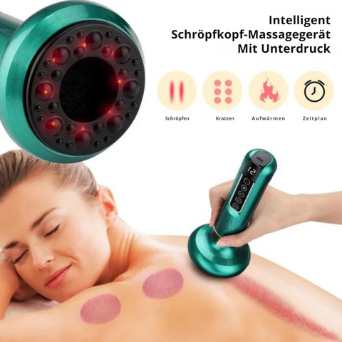 4-in-1 Massagegerät für Damen mit Infrarot und Schröpfen für ein verbessertes Hautbild.