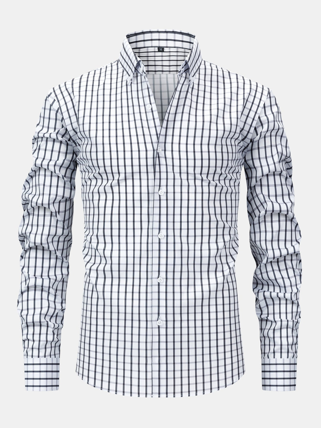 Elegantes Herren Freizeithemd in Weiß mit Karos