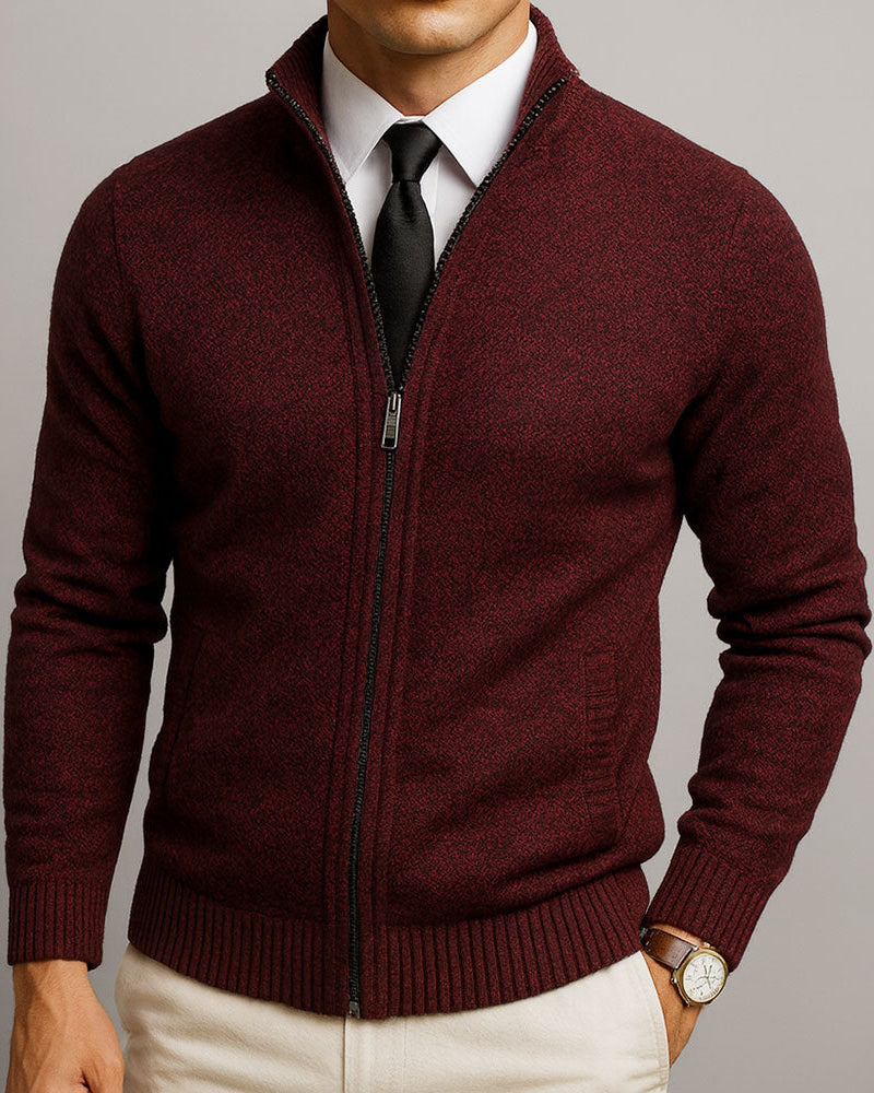 Zeitloser Herren Cardigan, weich & elegant, ein essentielles Langarm Oberteil für Herbst & Winter.