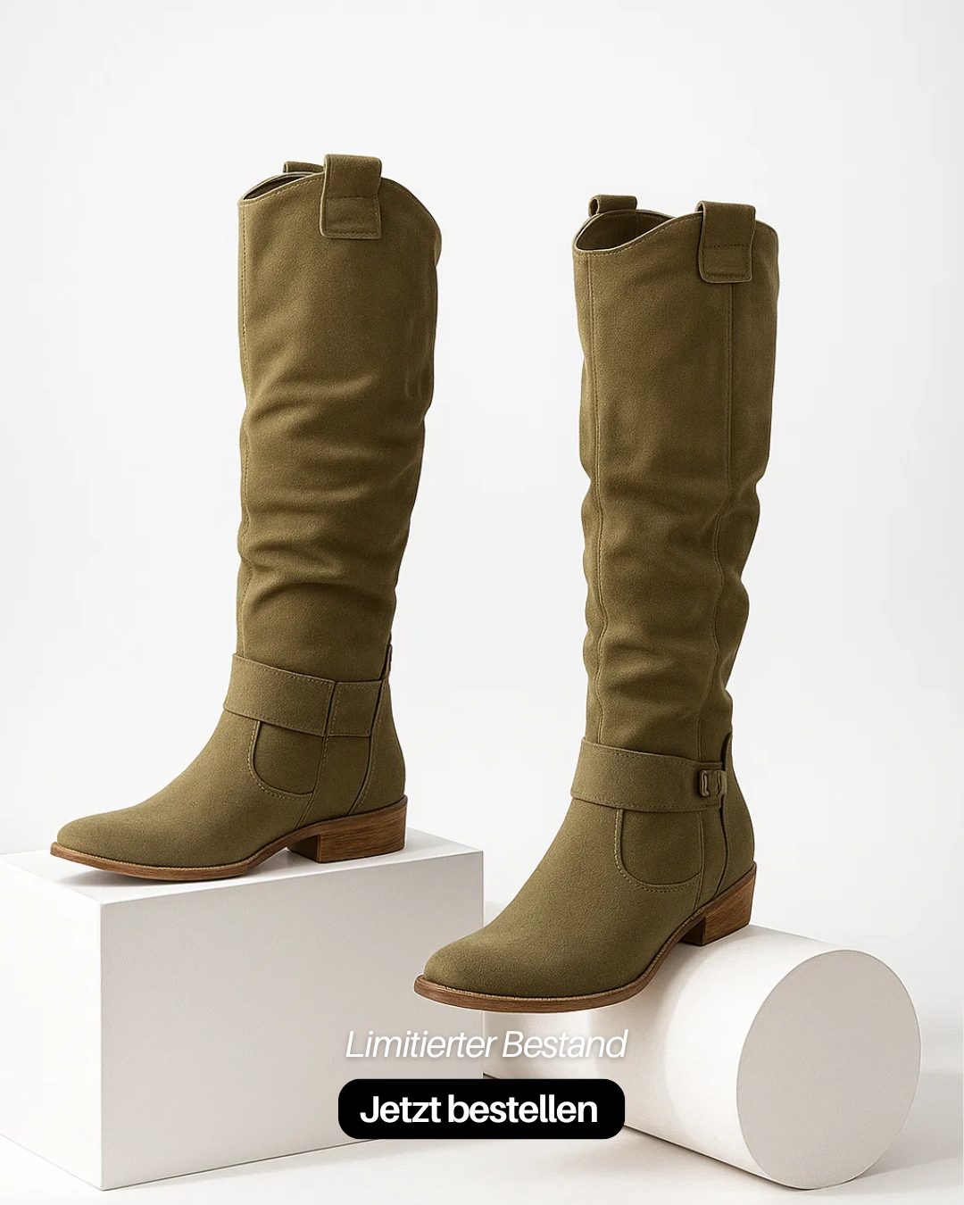 Klassische Damen Winterstiefel mit warmer Fütterung