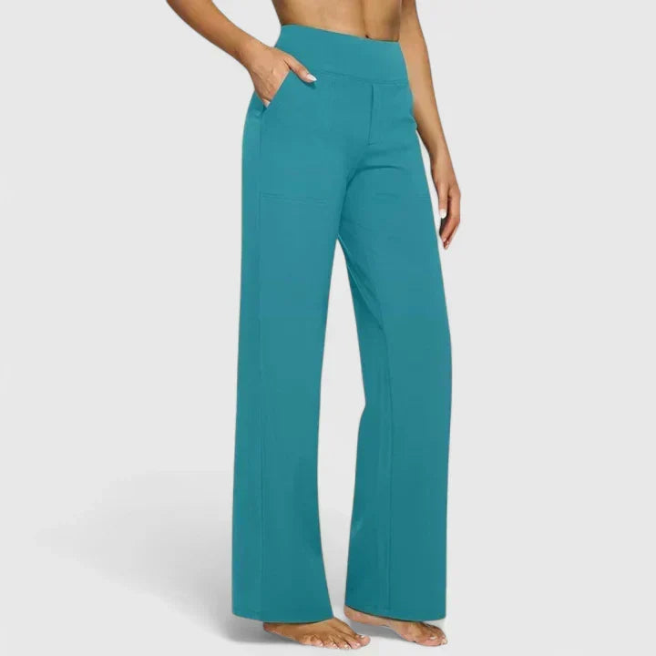 Vielseitige Damenhose in verschiedenen Farben, elegant, komfortabel und tailliert.