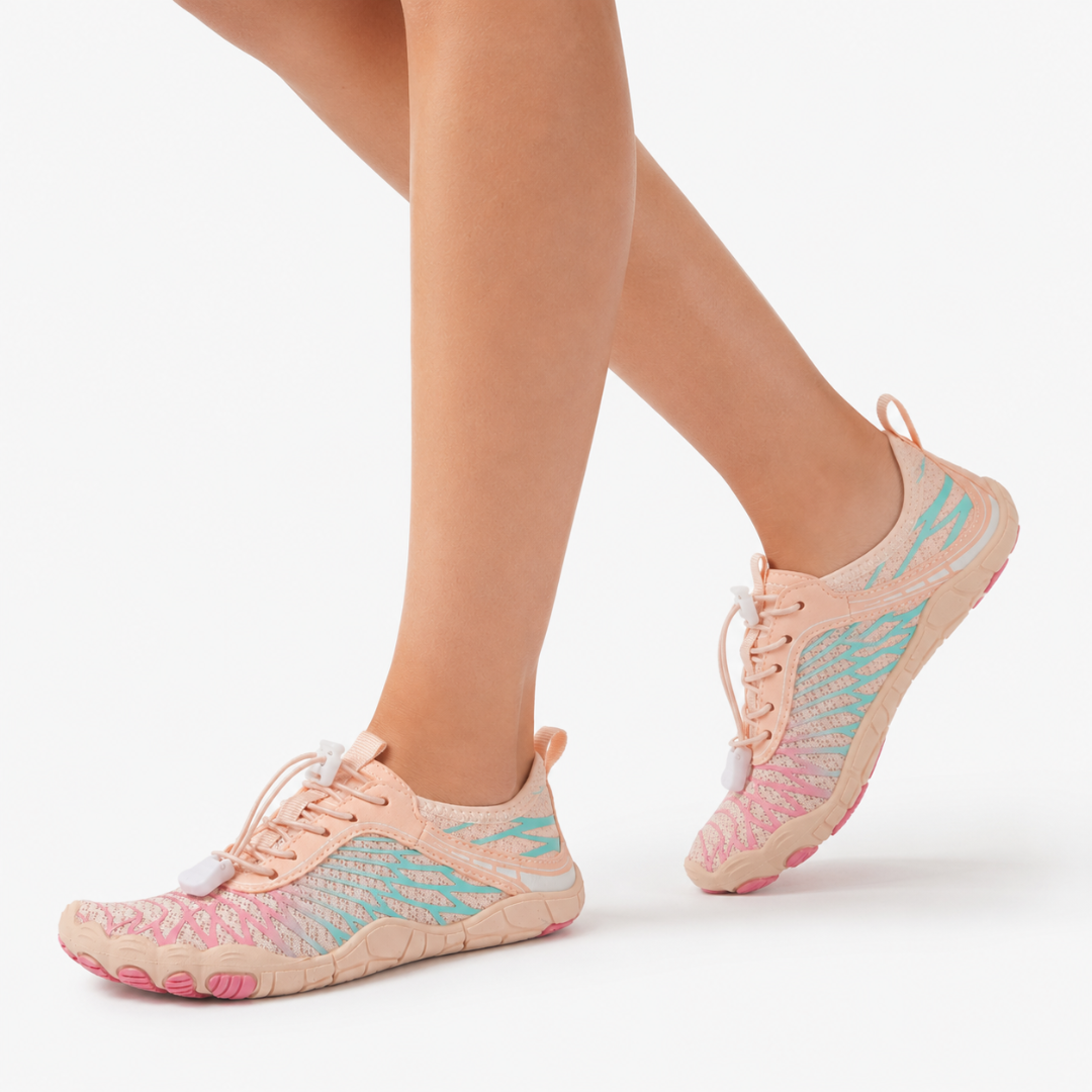 Leichter Unisex Aquaschuh mit atmungsaktivem Mesh. Ideal für Wassersport, schnelltrocknend & komfortabel.