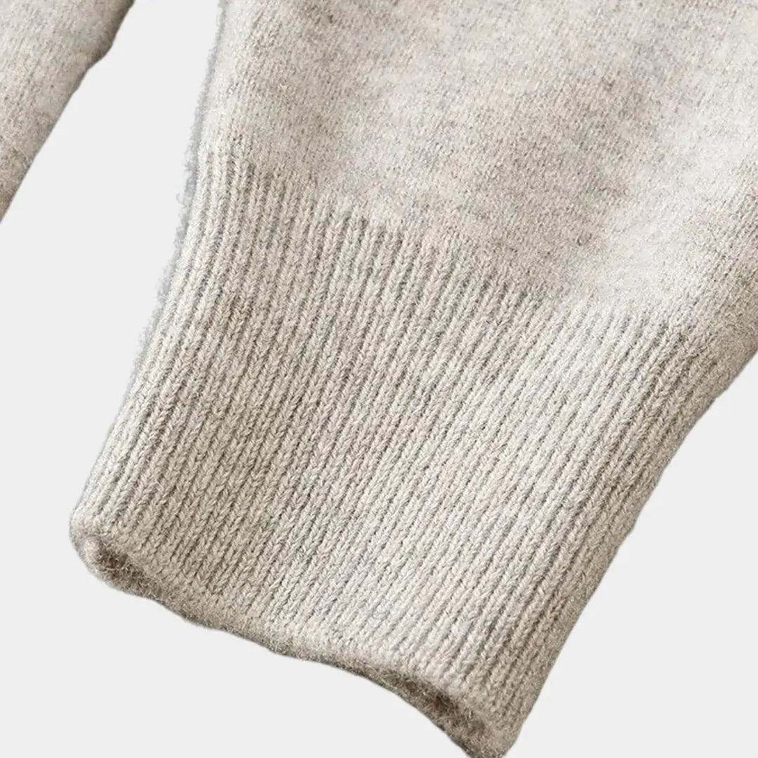 Gepflegter Cardigan für Herren mit Knopfleiste und feiner Strickstruktur