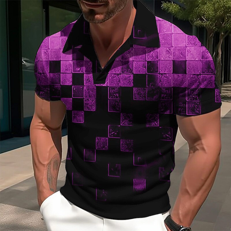Herren Golfshirt - Atmungsaktiver V-Ausschnitt | Modernes Design