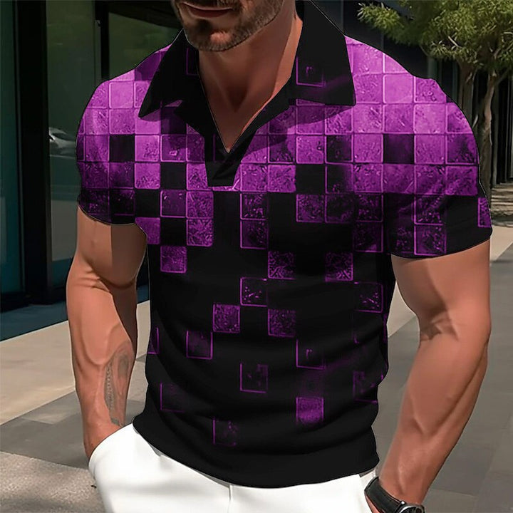 Herren Golfshirt - Atmungsaktiver V-Ausschnitt | Modernes Design