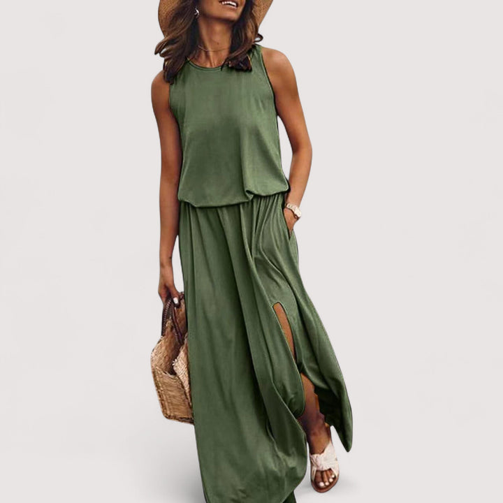 Modernes Sommerkleid für Damen, locker geschnitten und sehr bequem, ein Must-have für entspannte Freizeit.