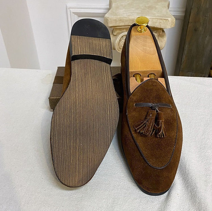 Herren Loafer kombiniert mit einer eleganten Anzughose