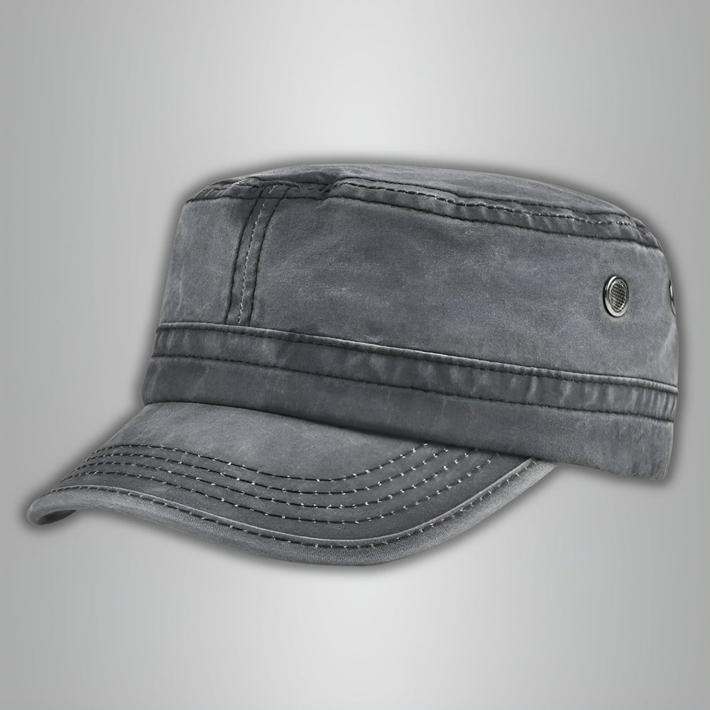 Stilvolle Herren Vintage Baseball Kappe in Khaki, strapazierfähig, ideal für Freizeit und Retro-Outfit.
