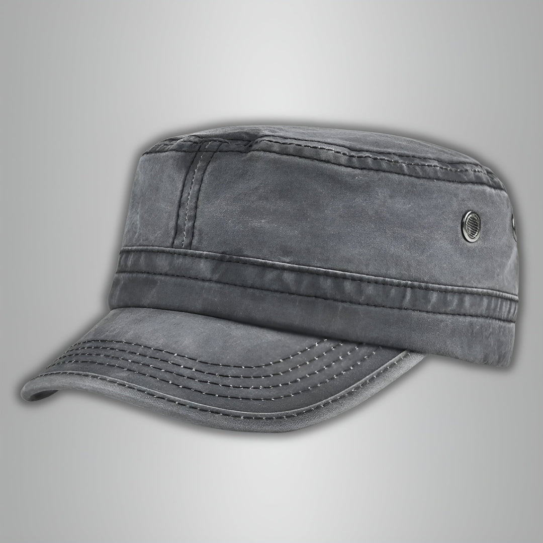Stilvolle Herren Vintage Baseball Kappe in Khaki, strapazierfähig, ideal für Freizeit und Retro-Outfit.